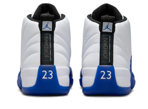 Air Jordan 12 Retro 'Blueberry' – White / Game Royal / Black