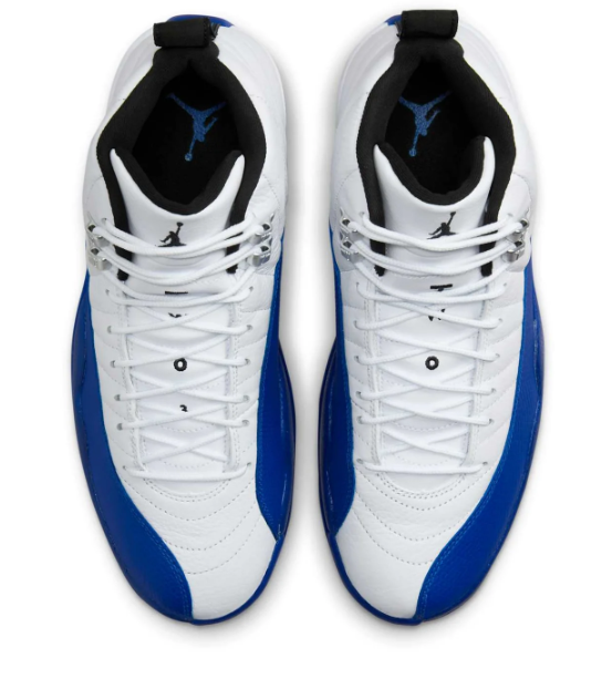 Air Jordan 12 Retro 'Blueberry' – White / Game Royal / Black