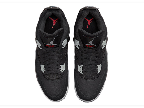 Air Jordan 4 Retro Black Canvas (2022)