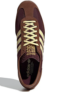 adidas Retro Low-Top Sneakers – Burgundy, Brown & Cream