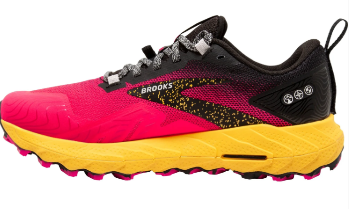 Brooks Cascadia 17 Trail Running Shoes – Pink/Black/Yellow